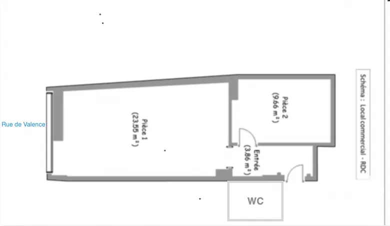 Local commercial 38 m² · à Paris · 38 m² · 337 980 €