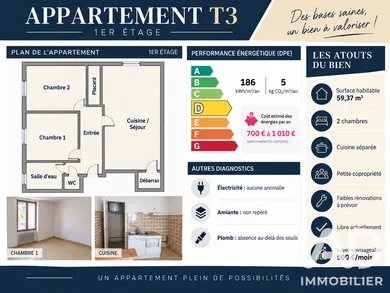 Appartement à Montval-sur-Loir (72500)