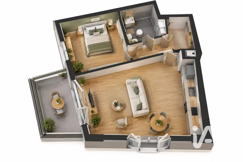 Appartement 2 pièces 43 m² · à Saint-Maximin-la-Sainte-Baume · 43 m² · 150 000 €