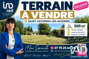 Building plot in Saint-Saturnin-lès-Avignon (84450)