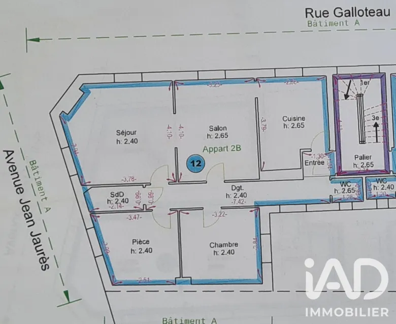 Appartement 4 pièces 71 m² · à Reims · 70,6 m² · 163 000 €
