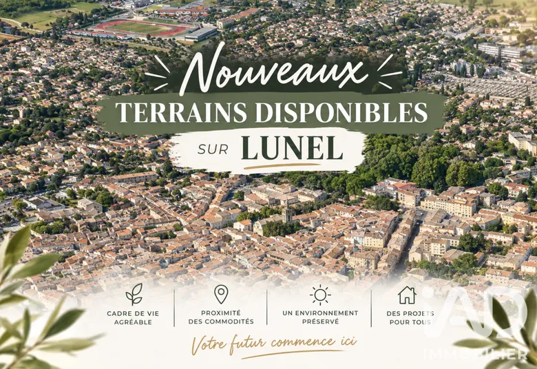 Terrain à bâtir à Lunel (34400) · 265 000 €