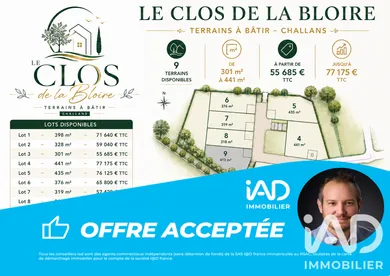Building plot in Challans (85300)