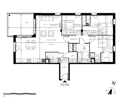 Appartement à Pessac (33600)