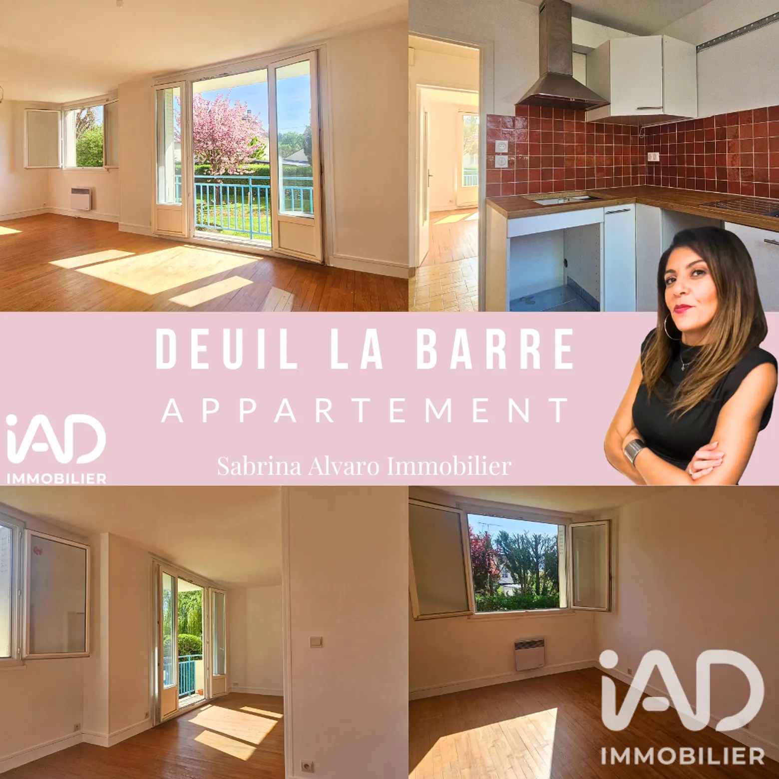 Vente appartement à Deuil-la-Barre (95170) : appartement 4 pièces 65 m² - 2097986 — 2