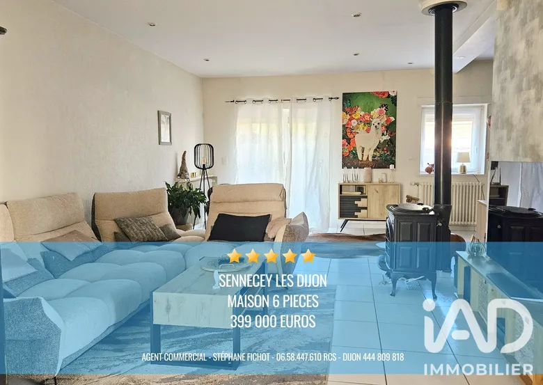 Maison 6 pièces 147 m² · à Sennecey-lès-Dijon · 147 m² · 369 000 €