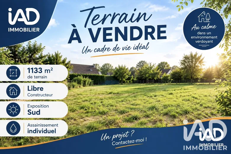 Terrain à bâtir à Presles-en-Brie (77220) · 260 000 €