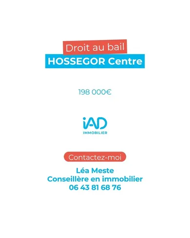 Droit au bail à Soorts-Hossegor (40150)