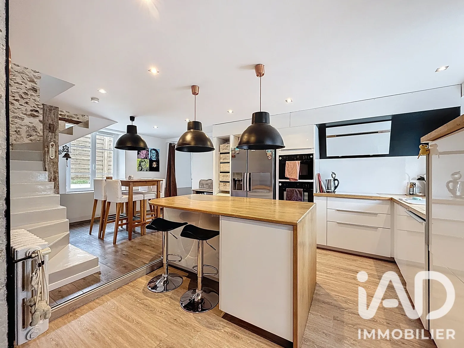 Vente maison à Bruyères-le-Châtel (91680) : longère 7 pièces 152 m² - 2110728 — 3