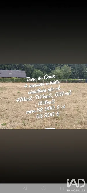Terrain à bâtir à Terres-de-Caux (76640)
