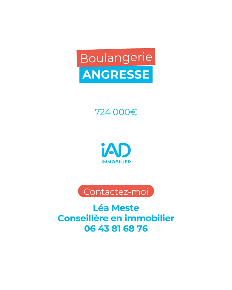 Boulangerie à Angresse (40150) · 25 m² · 724 000 €
