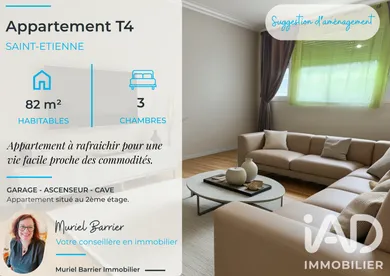 Apartment in Saint-Étienne (42100)