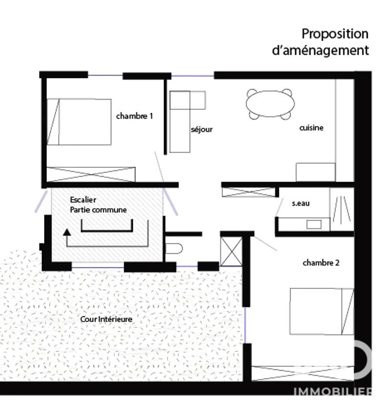 Appartement 3 pièces 56 m² · à Saint-Maur-des-Fossés · 55,9 m² · 273 000 €