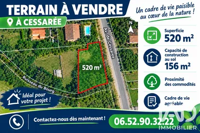 Terrain à bâtir à Gujan-Mestras (33470)
