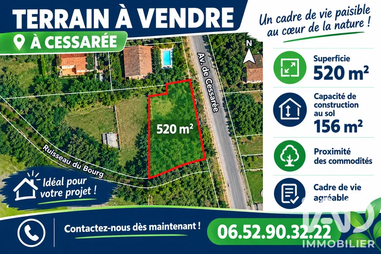 Terrain 520 m² · à Gujan-Mestras · 520 m² · 315 000 €