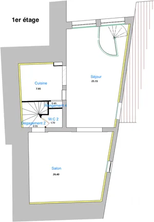Townhouse in Saint-Quentin-la-Poterie (30700)