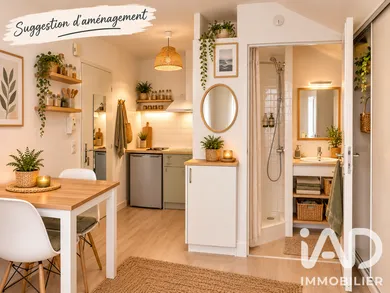 Studio à Nantes (44300)