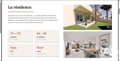 Appartement à Cabestany (66330)