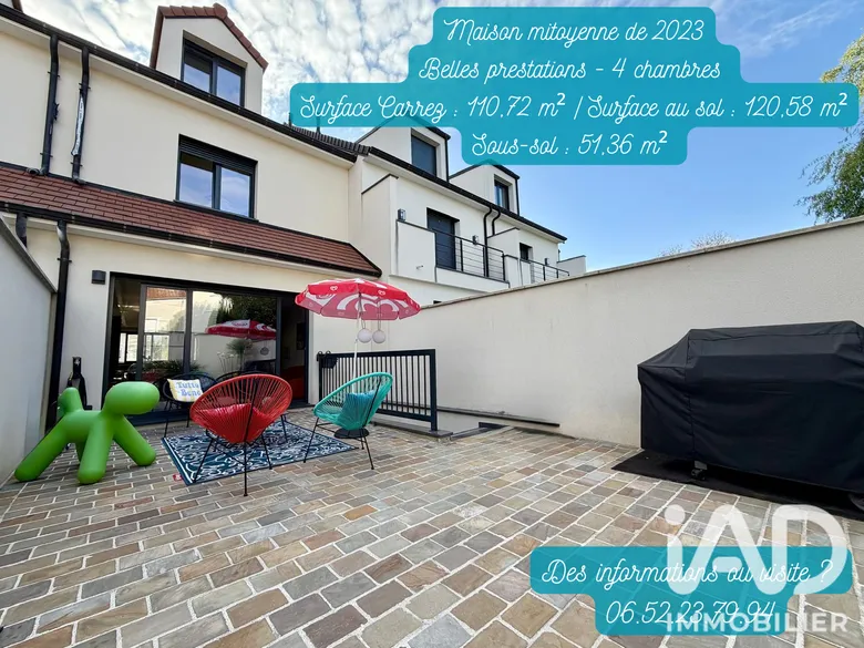 Maison 5 pièces 111 m² · à Ormesson-sur-Marne · 110,7 m² · 460 000 €