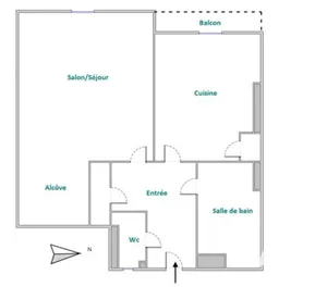 Apartment in Grenoble (38000)