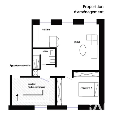 Apartment in Saint-Maur-des-Fossés (94100)