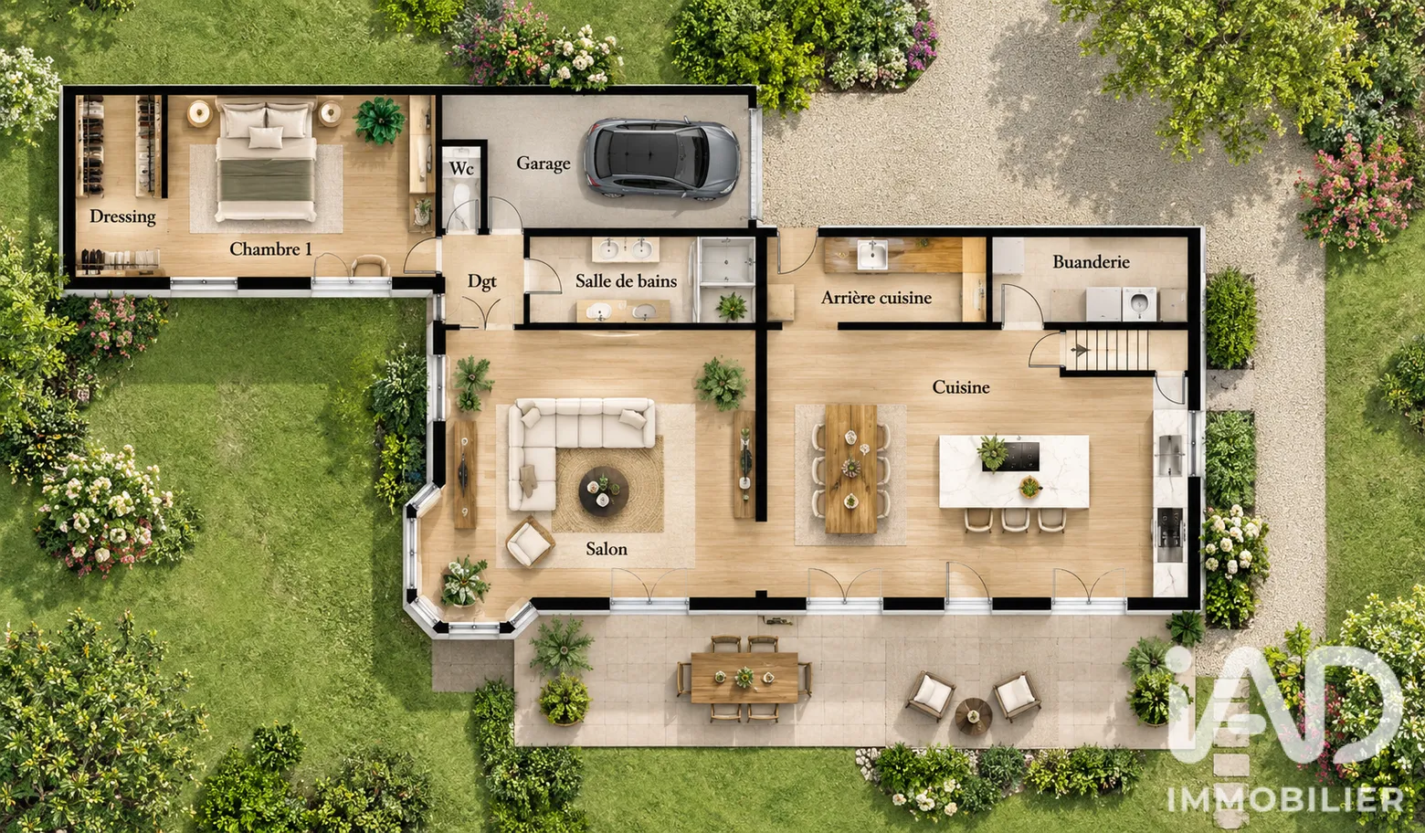 Vente maison à Thoiry (78770) : maison de village 7 pièces 200 m² - 2098866 — 3