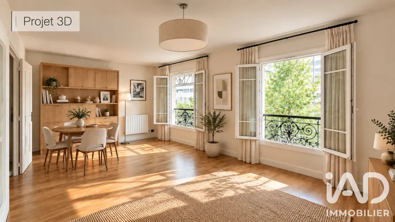 Appartement 3 pièces 63 m² · à Paris · 63 m² · 475 000 €