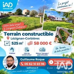 Building plot in Lézignan-Corbières (11200)