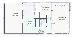 Appartement à Saint-Brieuc (22000)