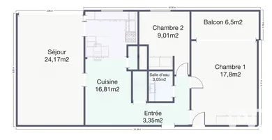Apartment in Saint-Brieuc (22000)