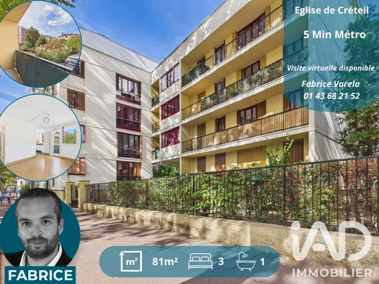 Appartement 2 pièces 37 m² · à Créteil · 36,9 m² · 179 000 €