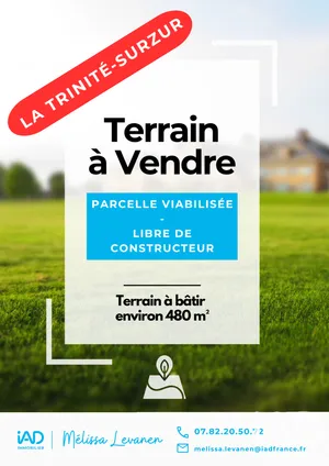 Building plot in La Trinité-Surzur (56190)