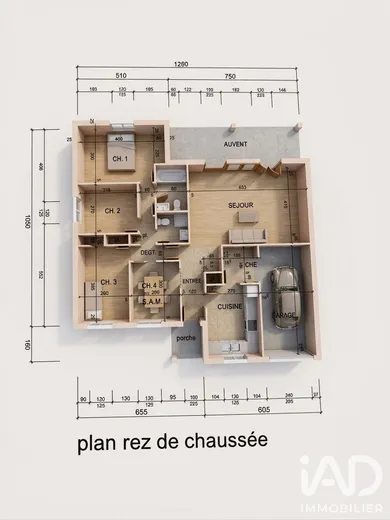 Pavillon à Cournon-d'Auvergne (63800)