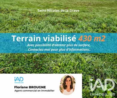Terrain à bâtir à Saint-Nicolas-de-la-Grave (82210)