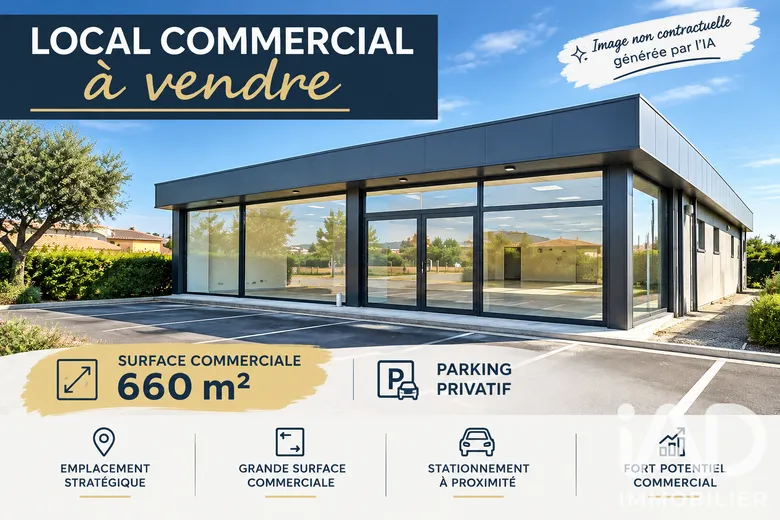 Murs commerciaux à Monteux (84170) · 660 m² · 998 000 €