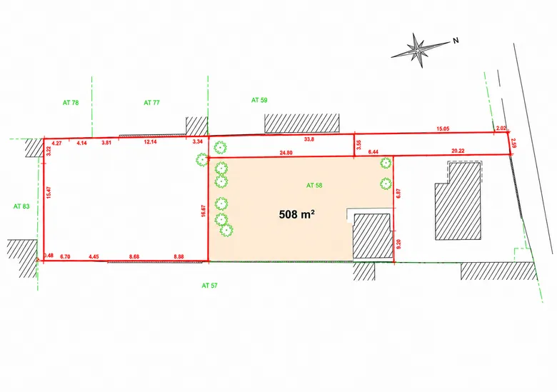Terrain 508 m² · à Tonnay-Charente · 58 000 €