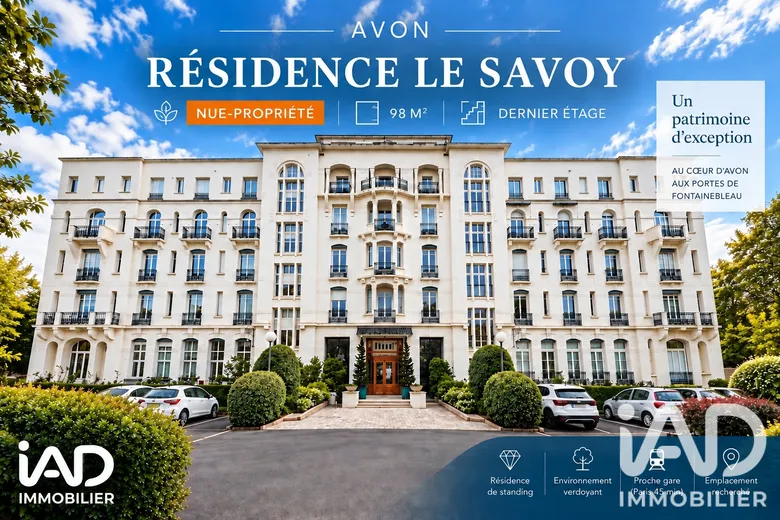 Appartement 4 pièces 98 m² · à Avon · 98 m² · 248 500 €