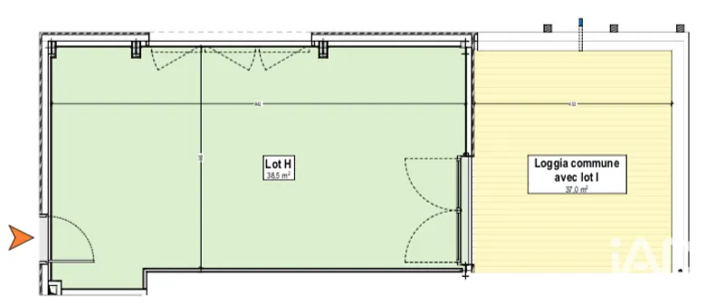Immeuble 39 m² · à Soorts-Hossegor · 38,5 m² · 180 000 €