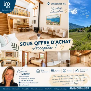 Apartment in Gréolières (06620)