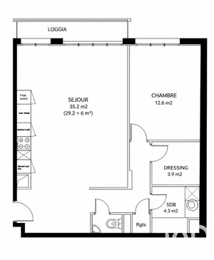 Appartement à Paris (75020)