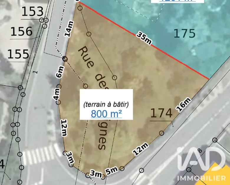 Terrain à bâtir à Cernay (68700) · 179 700 €