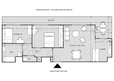 Appartement à Châtenay-Malabry (92290)