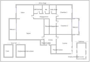 Apartment in Marly-le-Roi (78160)
