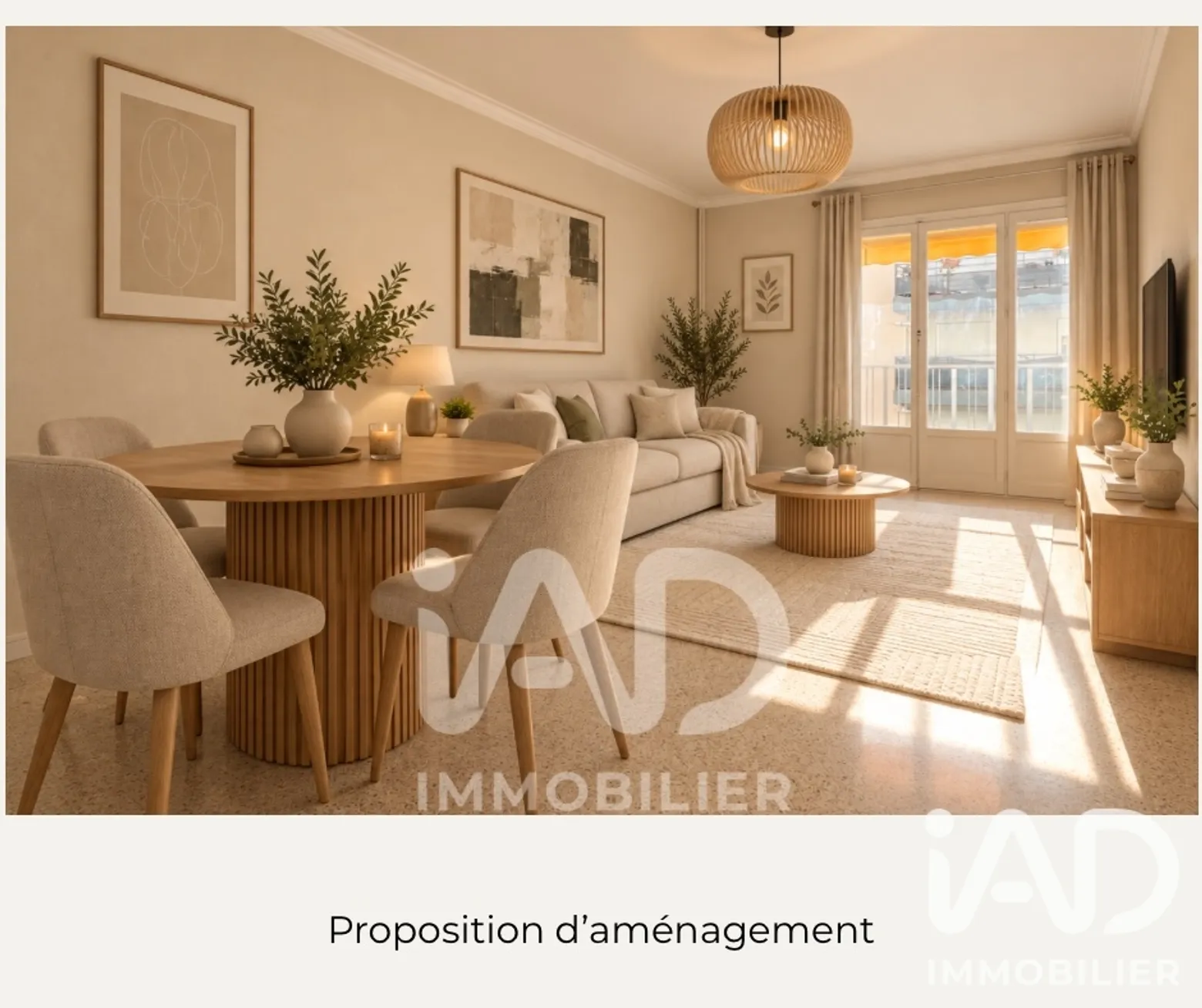 Vente appartement à Mouans-Sartoux (06370) : appartement 3 pièces 61 m² - 2012493 — 2