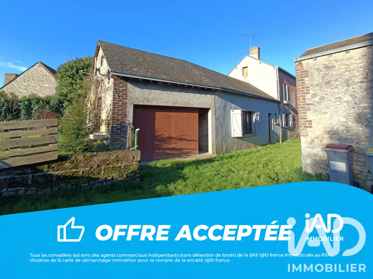 Vente maison à Selommes (41100) : maison de village 4 pièces 103 m²