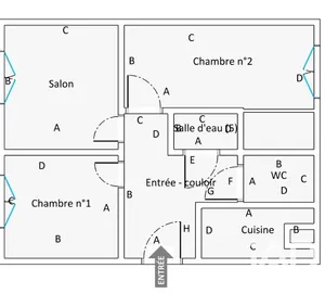 Appartement à Reims (51100)
