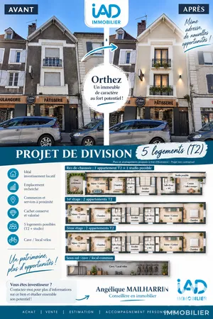 Townhouse in Orthez (64300)