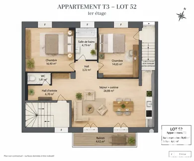 Apartment in Sciez (74140)