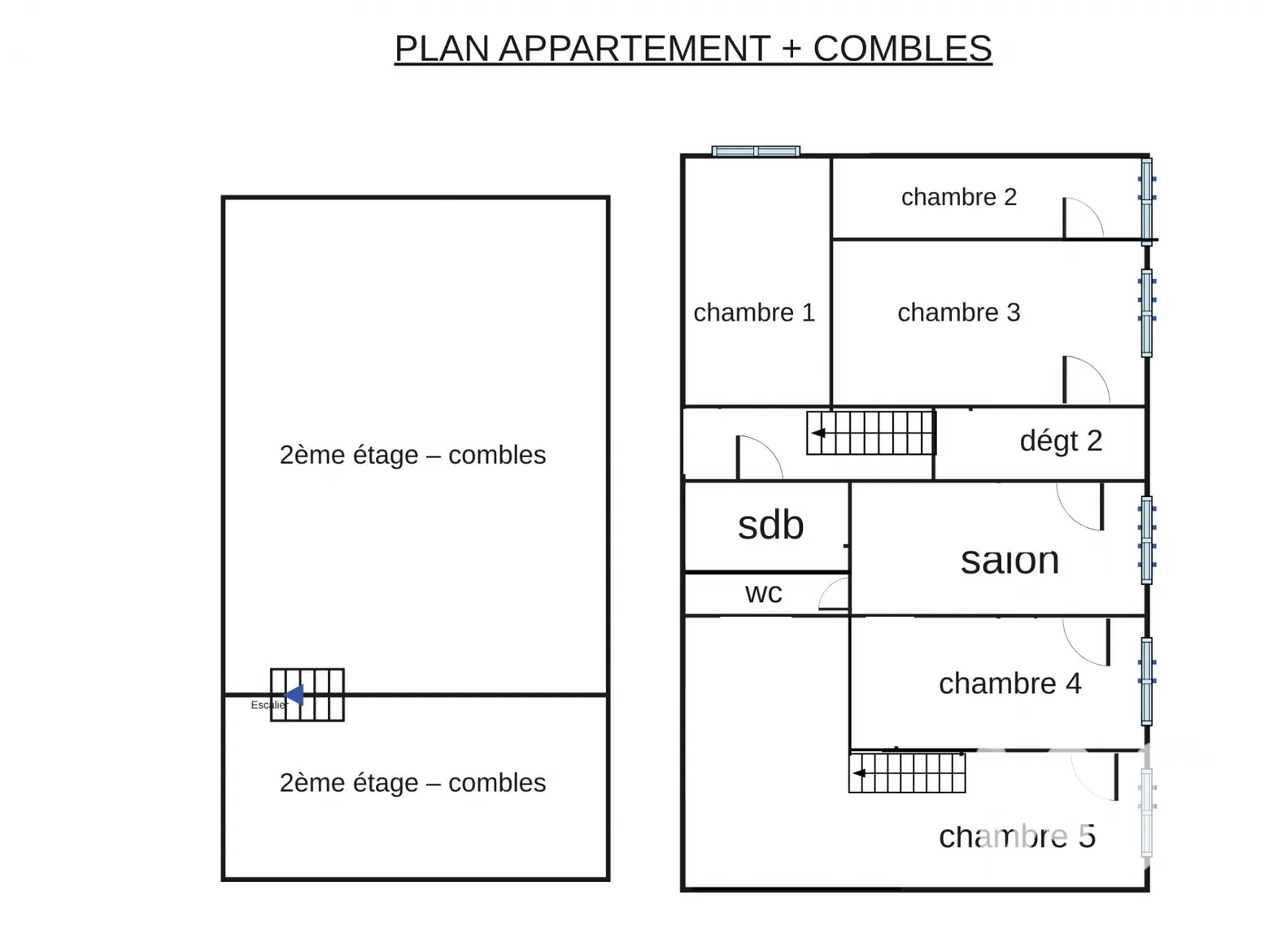 Vente appartement à Chambéon (42110) : appartement 5 pièces 125 m² - 2111629 — 2