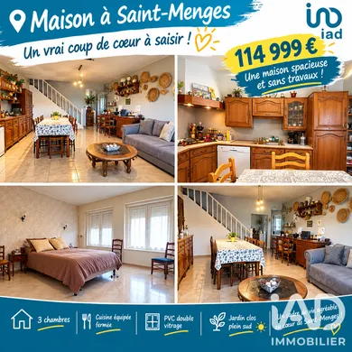 Maison de village à Saint-Menges (08200)